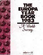 <em>THE</em> EUROPA YEAR BOOK 1983:A WORLD SURVEY VOLUME II