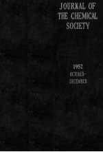 JOURNAL <em>OF</em> THE <em>CHEMICAL</em> SOCIETY