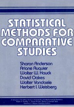 <em>STATISTICAL</em> <em>METHODS</em> <em>FOR</em> COMPARATIVE <em>STUDIES</em>:TECHNIQUES <em>FOR</em> BIAS REDUCTION