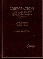 CORPORATI<em>ON</em>S <em>LAW</em> <em>AND</em> POLICY <em>MATERIALS</em> <em>AND</em> <em>PROBLEMS</em> SEC<em>ON</em>D EDITI<em>ON</em>