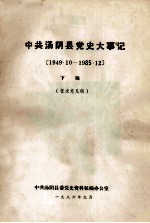 中共汤阴县党史大事记  1949.10-1985.12  下  <em>征</em>求意见稿