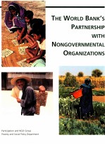 THE WORLD BANK'S PARTNERSHIP <em>WITH</em> NONGOVERNMENTAL ORGANIZATIONS