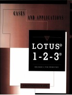 CASES AND APPLICATIONS IN LOTUS <em>1</em>-2-3 RELEASE 5 FOR WINDOWS