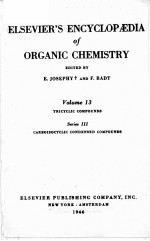<em>EL</em>S<em>EV</em>I<em>ER</em>’S <em>EN</em>CYCLOPA<em>ED</em>IA OF ORGANIC CH<em>EM</em>ISTRY VOLUM<em>E </em>13 S<em>ER</em>I<em>ES</em> III