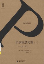 过去与现在文丛  <em><em>卡尔</em><em>霍恩</em></em>文集  上  政论