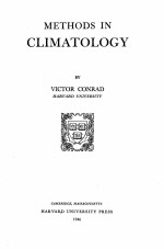 <em>METHODS</em> IN CLIMATOLOGY