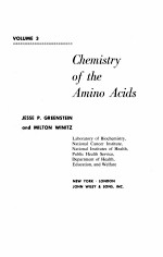 CHEMISTRY OF THE AMI<em>NO</em> ACIDS VOLUME 3
