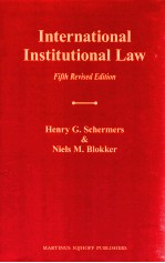 INTERN<em>A</em>TION<em>A</em>L INSTITUTION<em>A</em>L L<em>A</em>W  UNITY <em>WITHIN</em> DIVERSITY  FIFTH REVISED EDITION