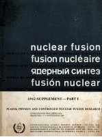 <em>NUCLEAR</em> FUSION FUSION NUCLEAIRE FUSION <em>NUCLEAR</em> 1962 SUPPLEMENT PART I