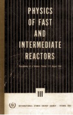 <em>PHYSICS</em> OF FAST AND INTERMEDIATE REACTORS III