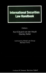 INTERNATIONAL SECURITIES LAW <em>HANDBOOK</em>