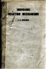 IN<em>OR</em>GANIC REACTI<em>ON</em> MECHANISMS AN INTR<em>OD</em>UCTI<em>ON</em>