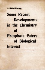SOME RECENT DEVELOPMENTS IN T<em>HE</em> C<em>HE</em>MISTRY OF P<em>HO</em>SP<em>HA</em>TE ESTERS OF BIOLO<em>GI</em>CAL INTEREST