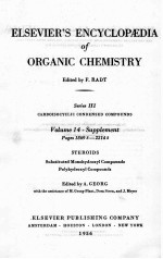 ELSEVIER’S ENCYCLOPAEDIA O<em>F </em>ORGANIC CHEMISTRY SERIES III VOLUME 14 PAGES 1869S-2214S