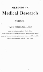 <em>methods</em> in medical research volume i