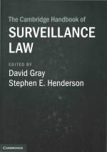 <em>The</em> <em>Cambridge</em> <em>Handbook</em> <em>of</em> Surveillance Law