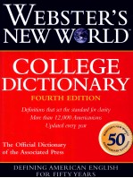 WEBSTER'S NEW WORLD COLLEGE DICTIONARY <em>Fourth</em> <em>Edition</em>