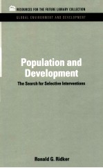 POPULATION AND DEVELOPMENT:THE SEARCH FOR SELECTIVE <em>IN</em>TERVENTIONS