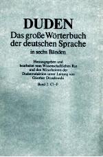 DUDEN DAS GROBE W?RTERBUCH DER DEUTSCHEN SPRACHE <em>IN</em> SECHS D?NDEN