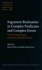 <em>A</em>rgument Re<em>a</em>lis<em>a</em>tion <em>in</em> Complex Predic<em>a</em>tes <em>a</em>nd Complex Events: Verb-verb constructions <em>a</em>t the synt<em>a</em>x