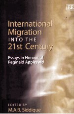 International <em>m</em>igration into the 21st century:essays in honour of Reginald Appleyard