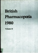 BRITISH PHARMACOPOEIA <em>1</em>9<em>80</em> VOLUMEⅡ