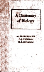 <em>A</em> Diction<em>a</em>ry <em>of</em> Biology