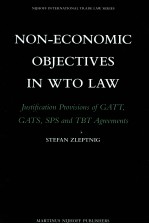 Non-Economic Objectives <em>in</em> WTO <em>L<em>a</em>w</em>