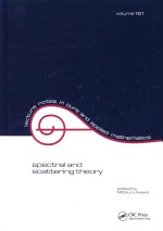 Spectral <em>And</em> Scattering <em>Theory</em> <em>Volume</em> 161