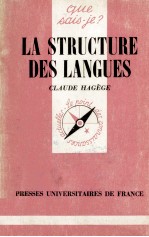 LA <em>STRUCTURE</em> DES LANGUES