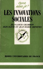 <em>LES</em> INNOVATIONS SOCIA<em>LES</em>