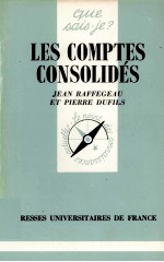 LES COMTES CONSOLID<em>é</em>S