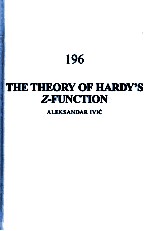 <em>The</em> <em>The</em>ory <em>of</em> Hardy's Z-Function