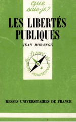 LES LIBERT<em>é</em>S PUBLIQUES