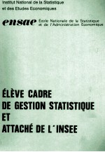 <em>é</em>LèVE CADRE DE GESTION STATISTIQUE ET ATTACH<em>é</em>è???UE ET ATTACH<em>é</em> DE L'INSEE