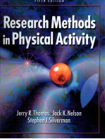 RESEARCH <em>METHODS</em> <em>IN</em> PHYSICAL ACTIVITY Fifth Edition