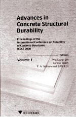 <em>A</em>DV<em>A</em>NCES IN CONCRETE STRUCTUR<em>A</em>L DUR<em>A</em>BILITY VOLUME 1
