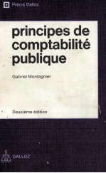 PRINCIPES DE COMPTABILIT<em>é</em> PUBLIQUE