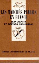 LES MARCH<em>é</em>S PUBLIC EN FRANCE