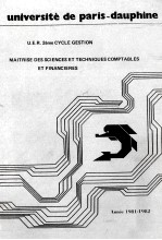 U.E.R. <em>3</em>èME CYCLE GESTION MAITRISE DES SCIENCES ET TECHNIQUES COMPTABLES ET FINANCIERES