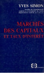 MARCH<em>é</em>S DES CAPITAUX ET TAUX D'INT<em>é</em>RêT
