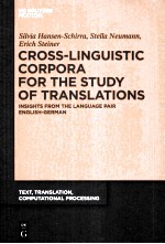 CROSS-<em>LINGUISTIC</em> CORPORA FOR <em>THE</em> STUDY <em>OF</em> TRANSLATIONS:INSIGHTS FROM <em>THE</em> LANGUAGE PAIR ENGLISH-GERMA