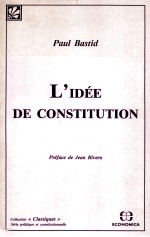 L'IDéE <em>DE</em> CONSTITUTION