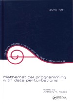 Mathematical <em>Programming</em> <em>With</em> Data Perturbations Volume 195