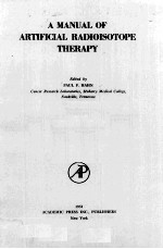 A MANUAL OF <em>ARTIFICIAL</em> RADIOISOTOPE TEHRAPY