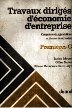 TRAVAUX DIRIG<em>é</em>S D’<em>é</em>CONOMIE  D’<em>é</em>NTREPRISE