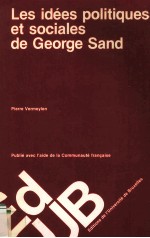Les id<em>é</em>es politiques et sociales de george sand