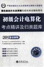 湖北省会计从业资格无纸化考试辅导用书  初级会计电算化考点精讲及机考归类题库  2012最新版