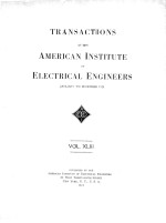 TRANSACTIONS <em>OF</em> THE AMERICAN <em>IN</em>STITUTE <em>OF</em> ELECTRICAL ENG<em>IN</em>EERS <em>VOLUME</em> XLIII