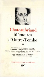 M<em>é</em>moires d'outre-tombe II